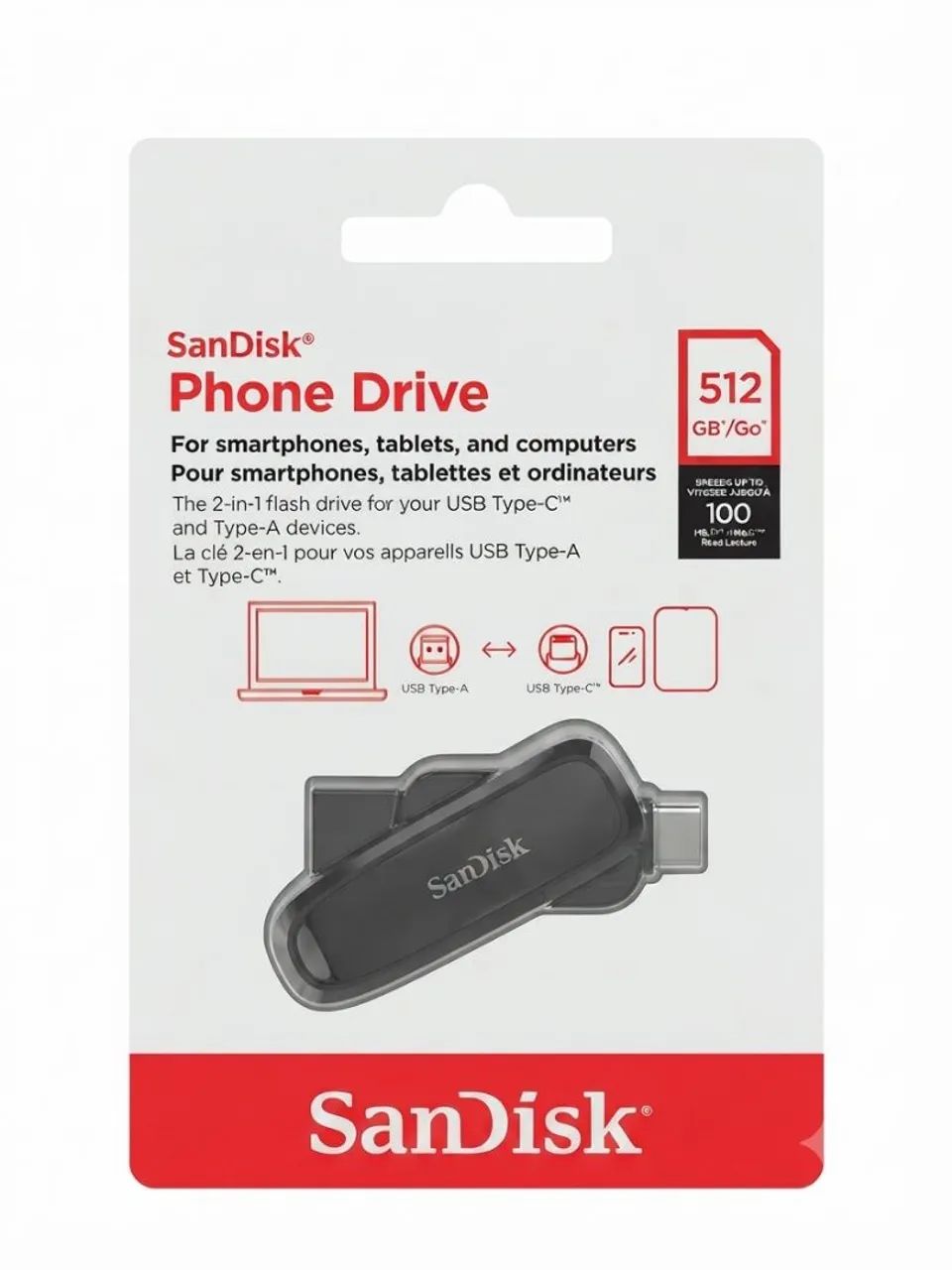 Phone Drive Scandisk 512 GB