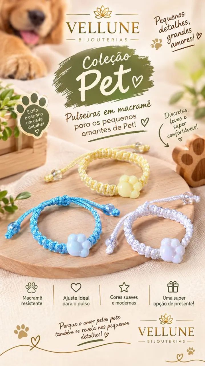 Pulseiras e choker infaltil em macramê.  - Foto 3