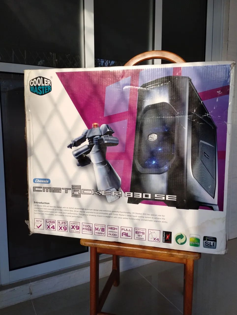 Gabinete Cooler Master Stacker 830 SE e fonte Cooler Master 1000w RS-A00-EMBA - Foto 5