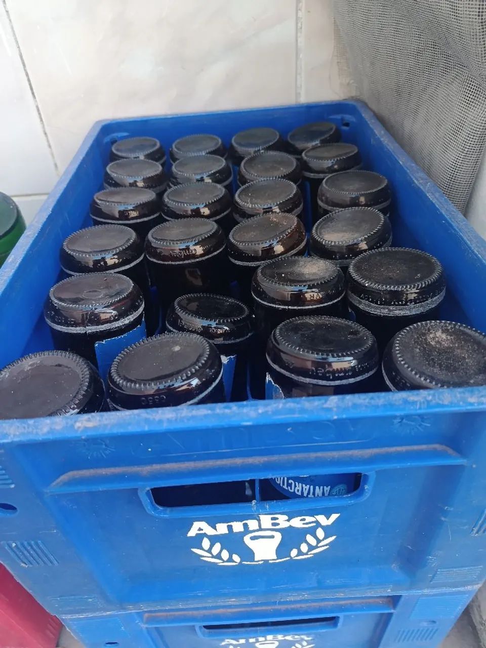Caixa de litrinho com 24 cascos