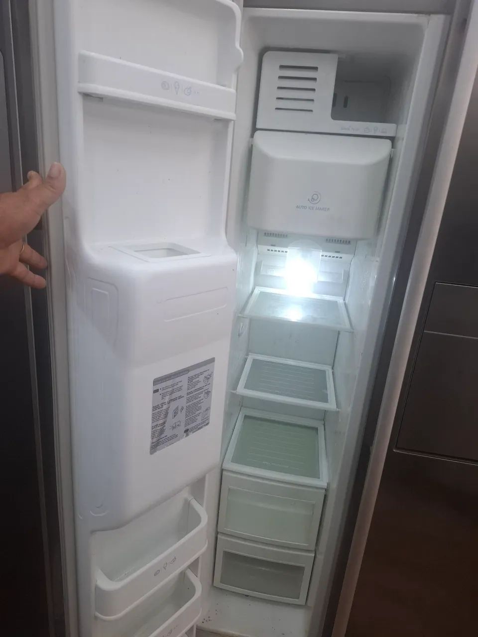 Geladeira LG sid by Sid inox funcionando bem  - Foto 5
