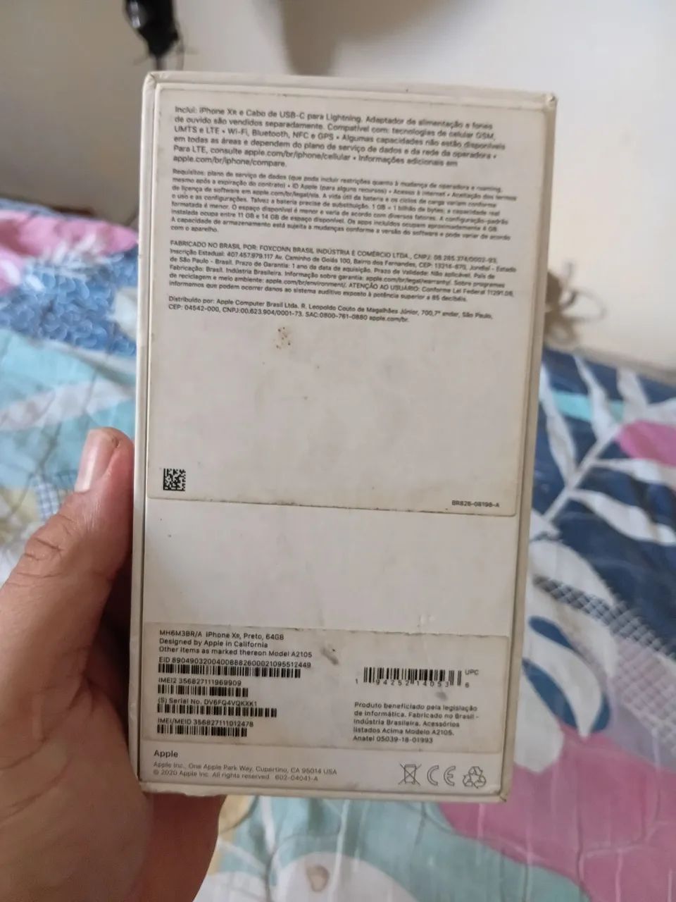 Caixa vazia de iphone XR original - Foto 2