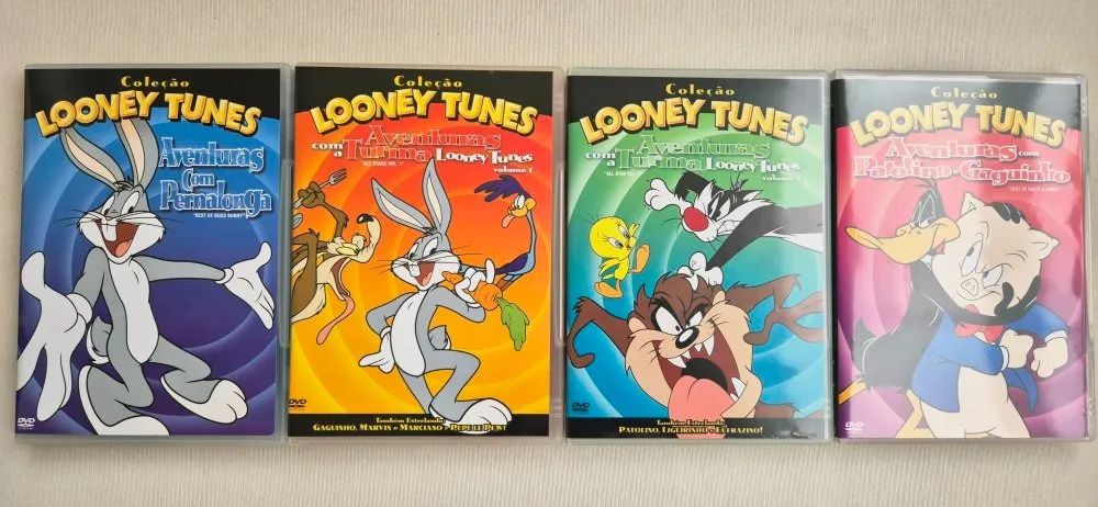 Coleção 4 Dvds Looney Tunes - Box de Metal - Foto 2
