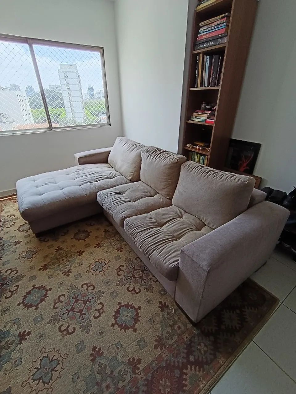 Sofá Chaise 3 Lugares