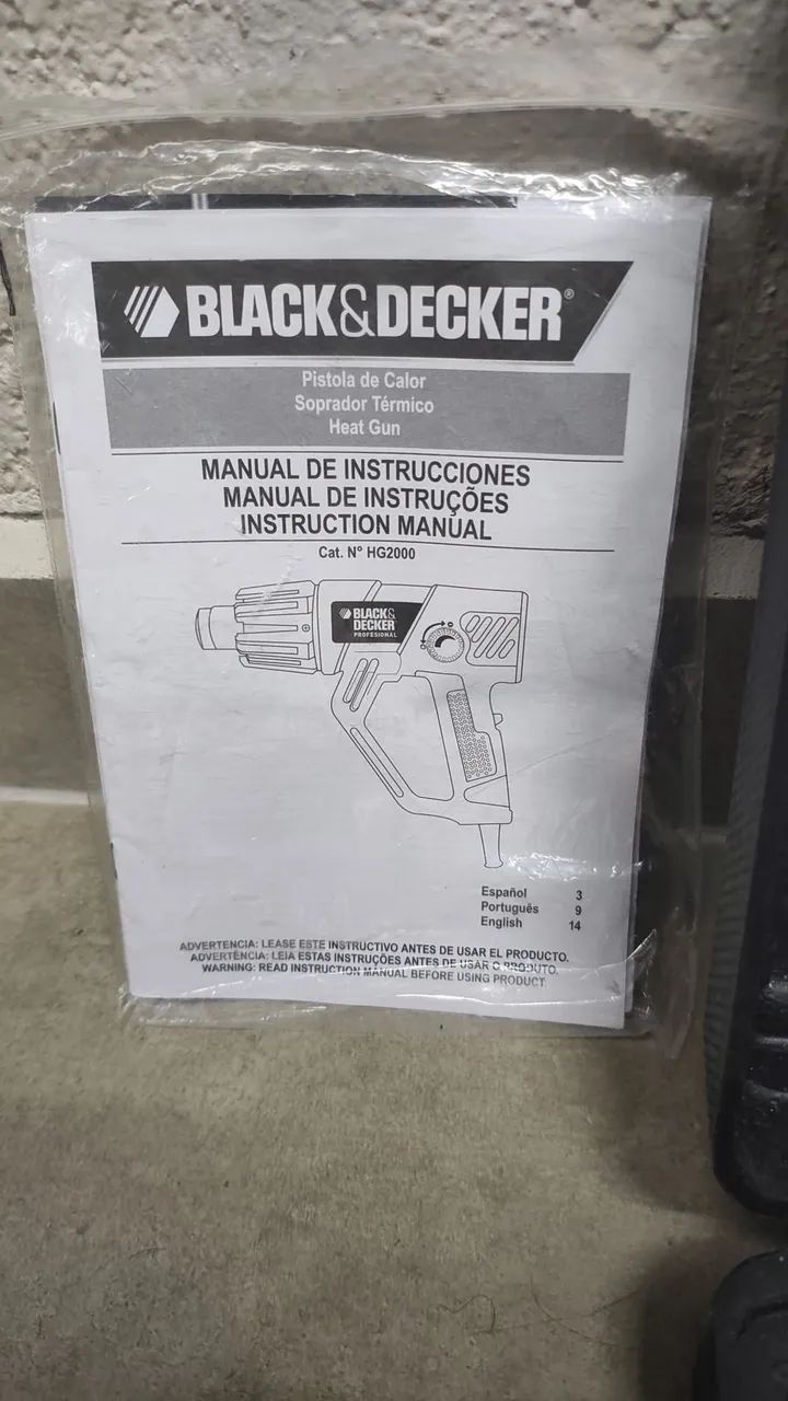 SOPRADOR TÉRMICO - BLACK E DECKER HG 2000 127v. - Foto 4
