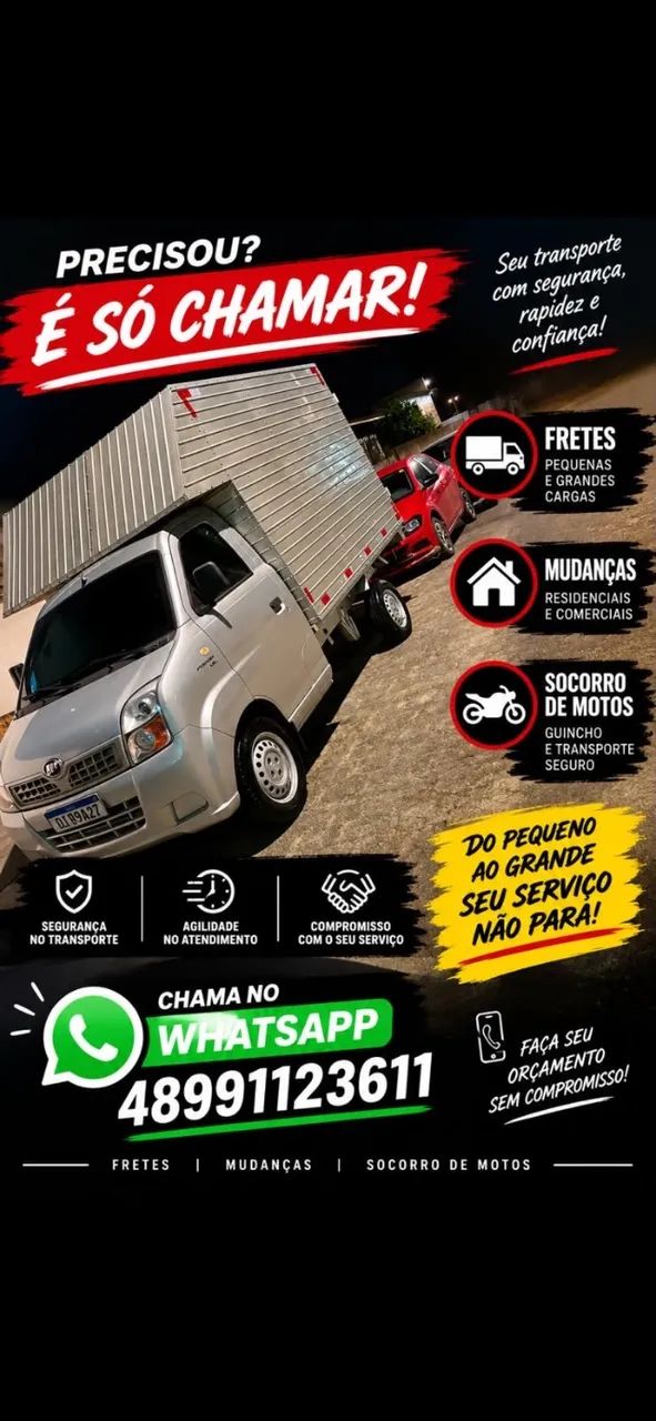 FRETES E SOCORRO DE MOTOS