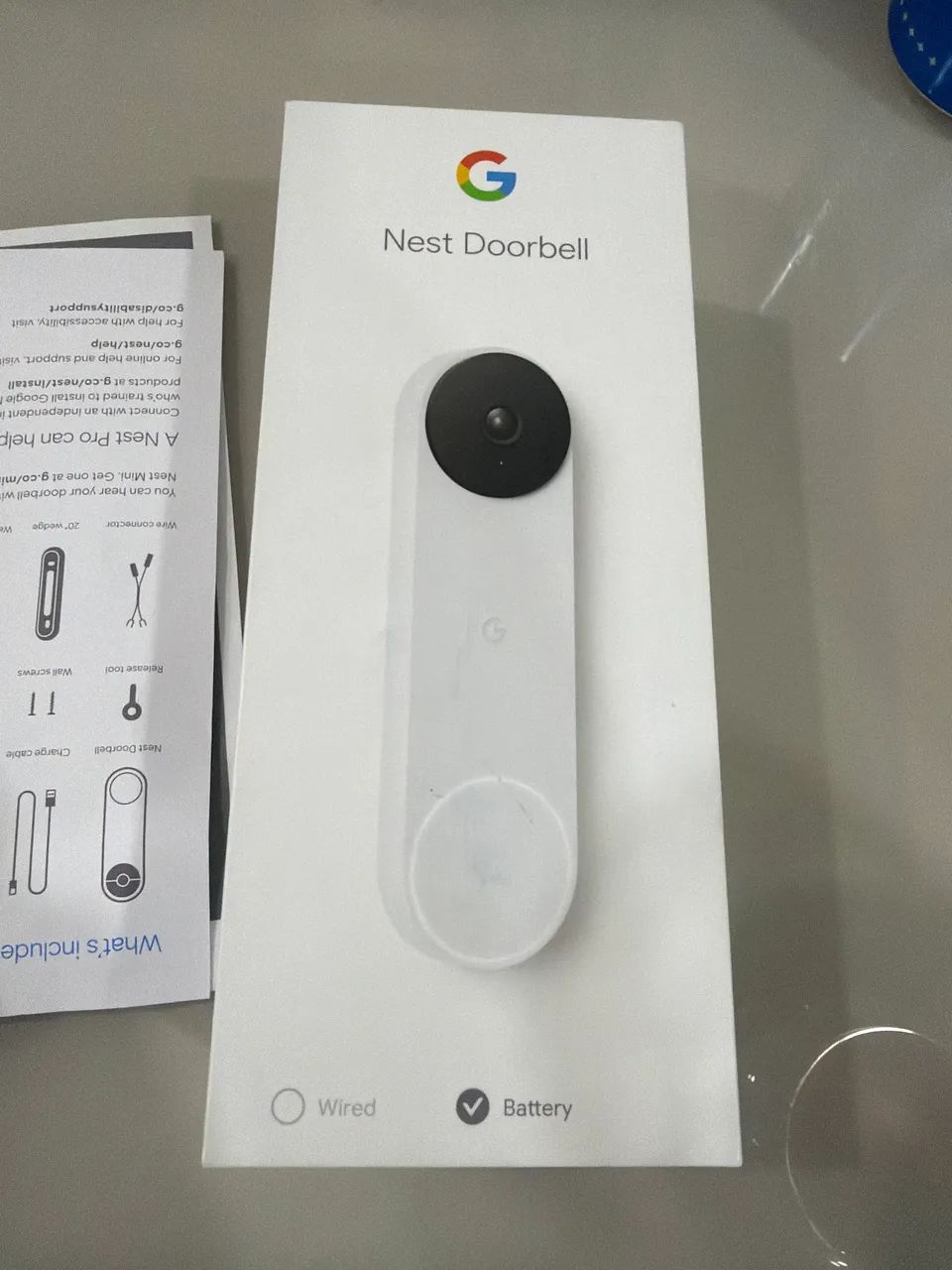 Câmera nest doorbell