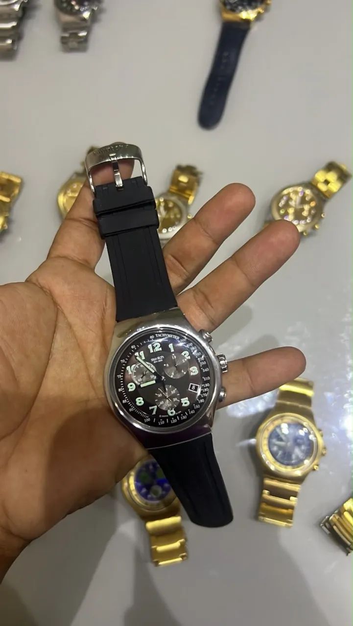 swatch série prata