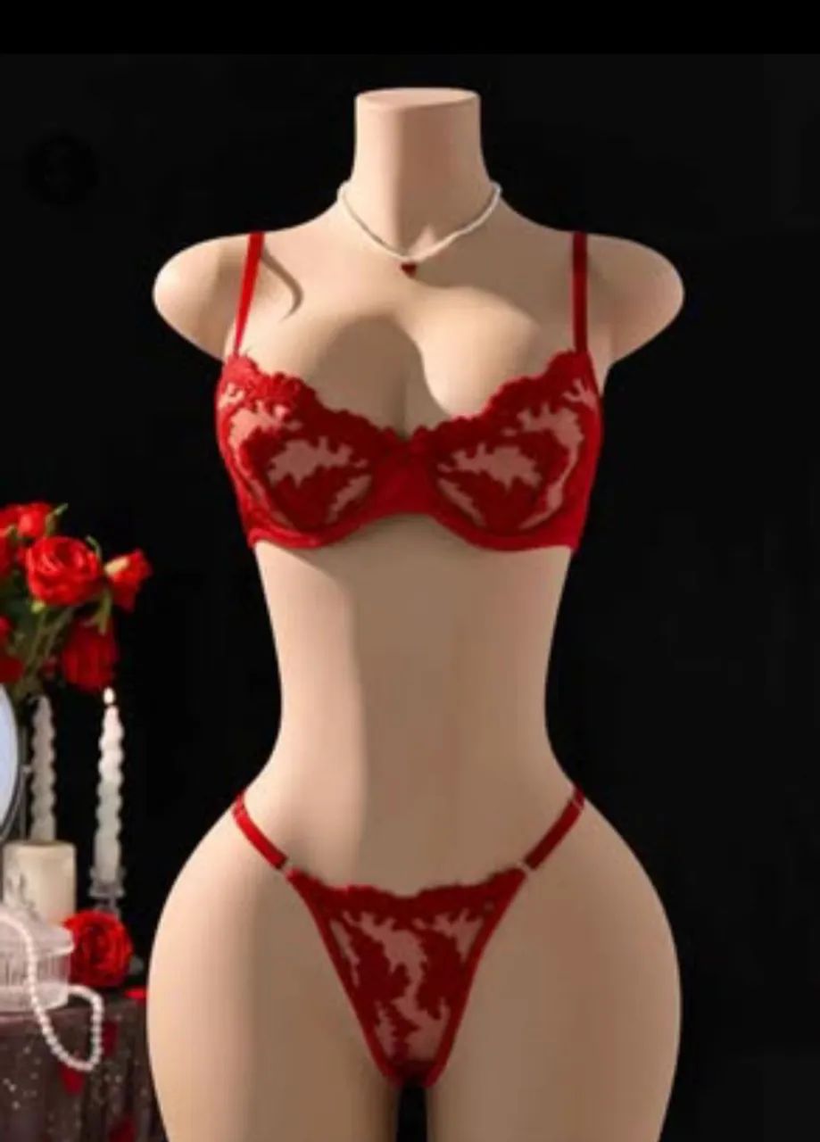 Conjunto de Lingerie Bordado 