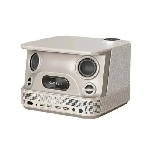 Projetor 4K Full Hd, AURZEN BOOM 3, Wi-Fi, Bluetooth, som 36W, foco automático - Lacrado - Foto 4