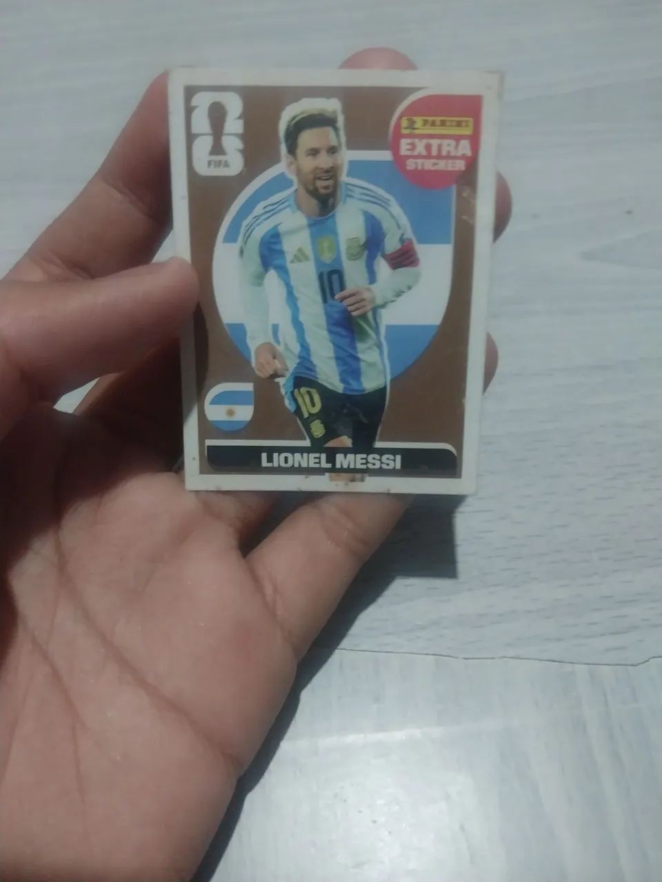 VENDO UMA FIGURINHA DO MESSI BRONZE COPA DE 2026