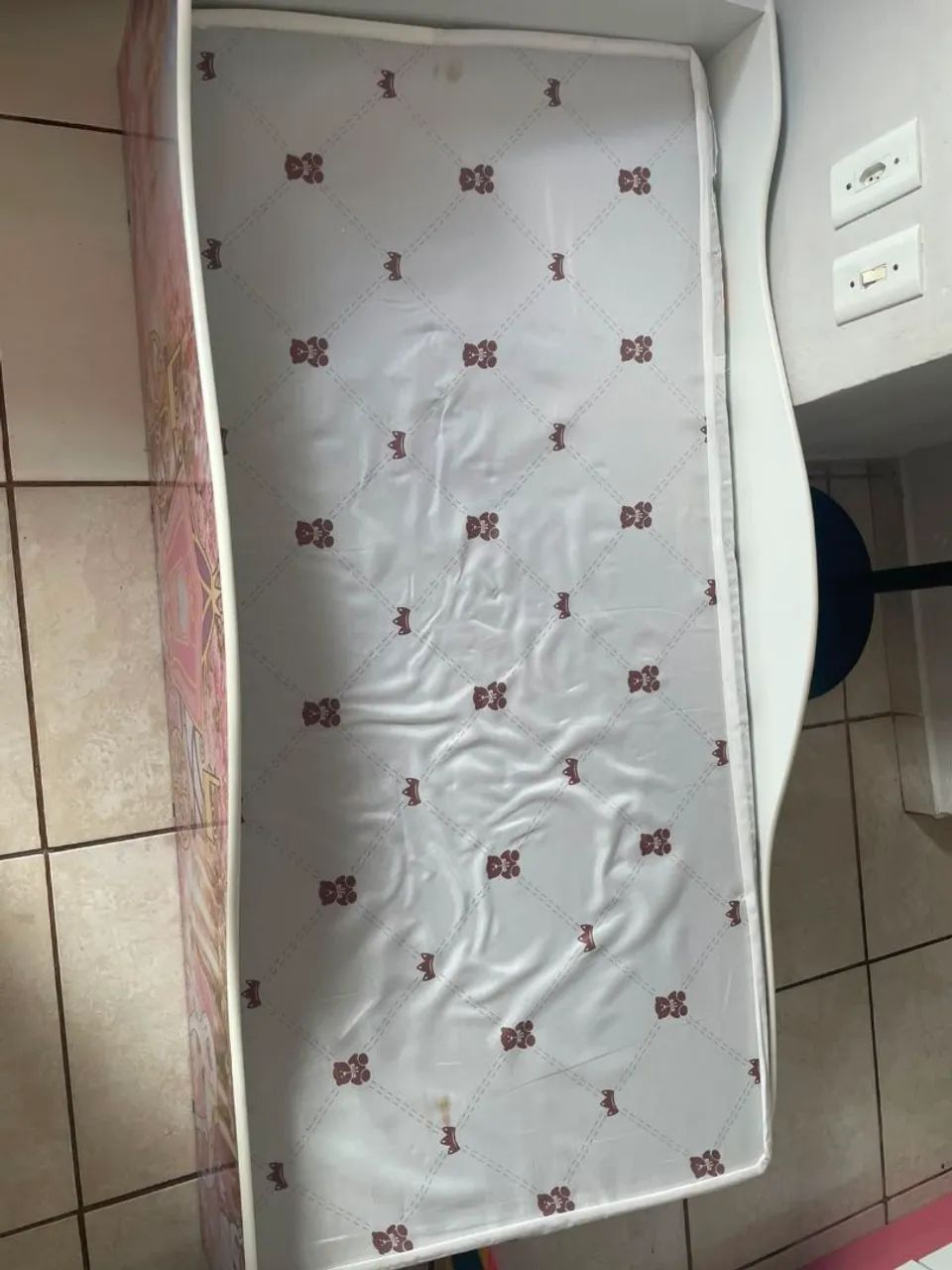CAMA INFANTIL DE PRINCESA ACOMPANHA COLCHÃO  - Foto 3