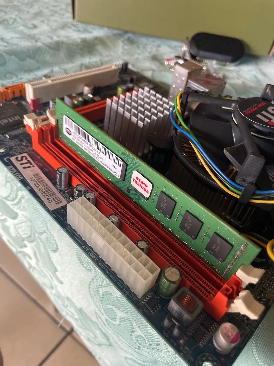 KIT ESTUDOS, PLACA MÃE, PROCESSADOR E DDR3 4GB - Foto 2
