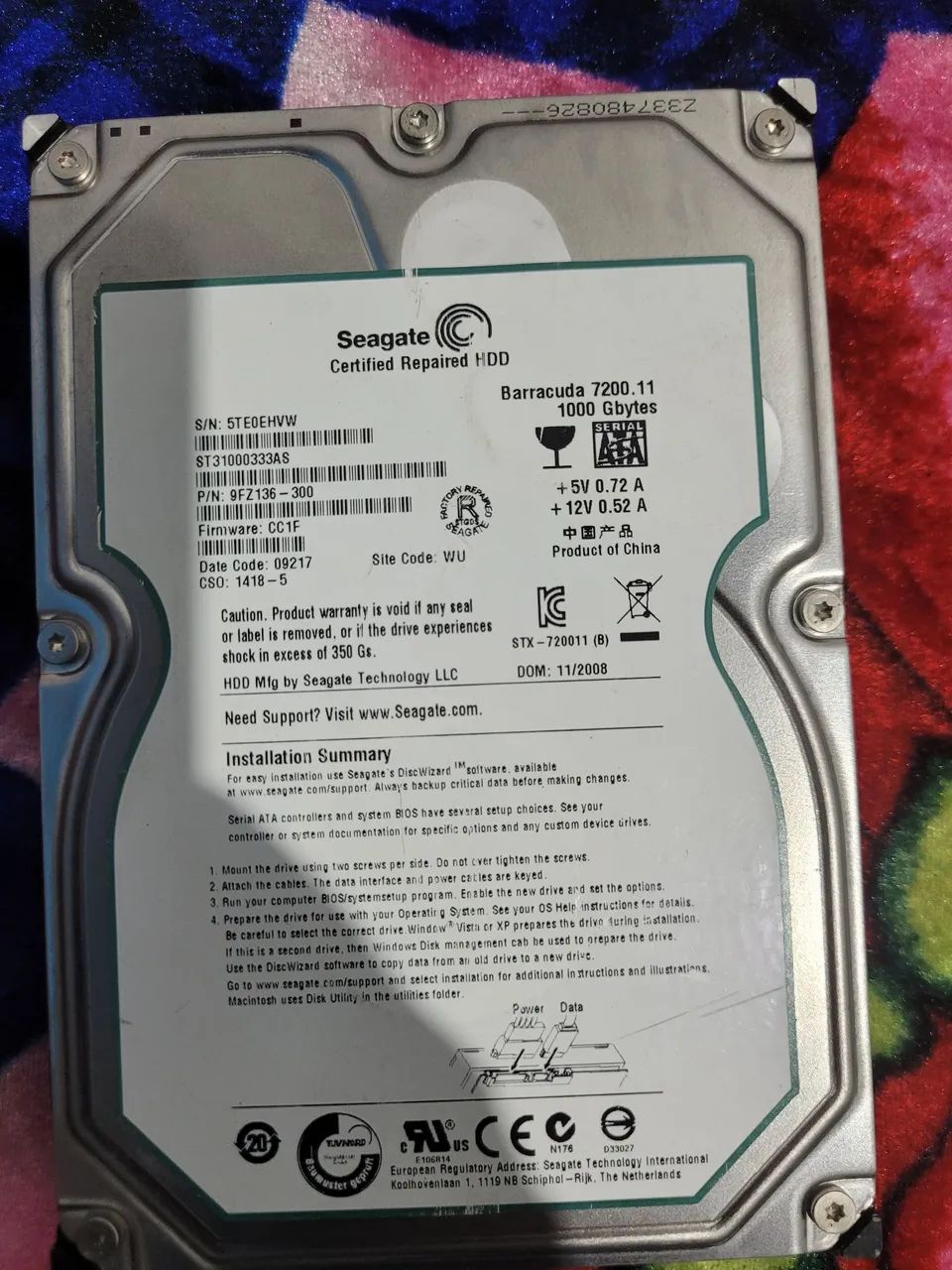 HD Seagate 1TB