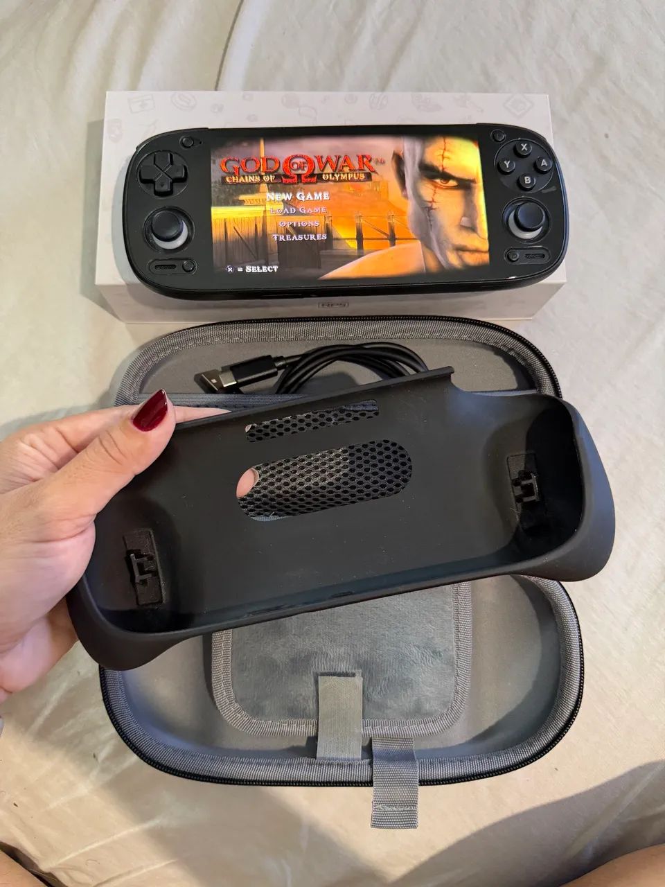 Retroid Pocket 5 Completo - Com Case, Grip de Conforto e Caixa Original - Foto 4