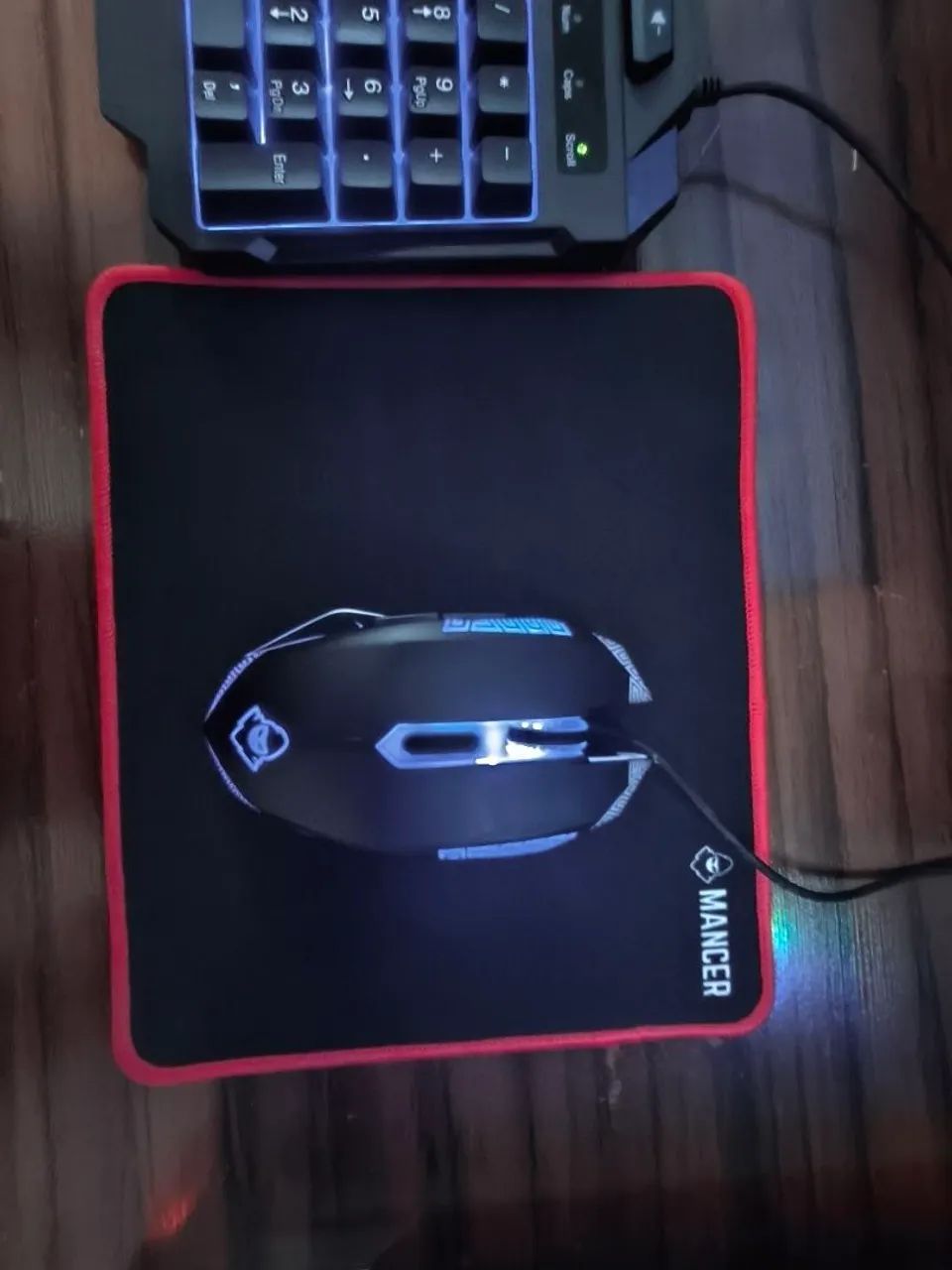 Kit Gamer Teclado, Mouse e Mousepad Mancer Orc - Foto 4