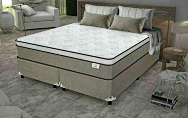 (mega oferta) Cama box + colchão queen size molas ensacadas individualmente pocket
