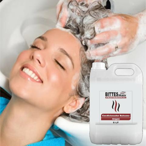 Shampoo Hidratante e Condicionador Balsamo Argan 5 litros Bittes Hair - Foto 2