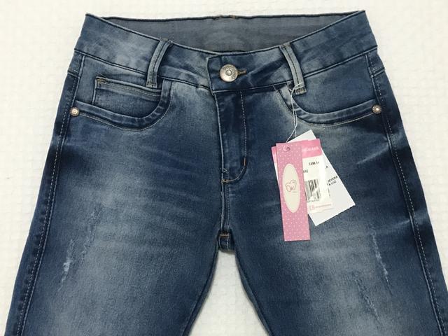 Calça jeans flaire menina Tam 14 - Foto 2
