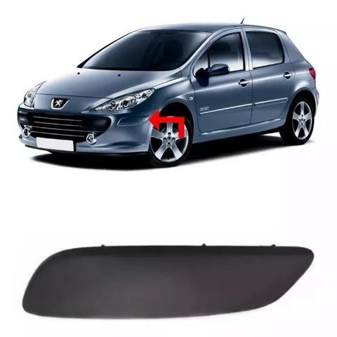 Moldura Friso Parachoque Peugeot 307 2007 a 2012 Esquerdo