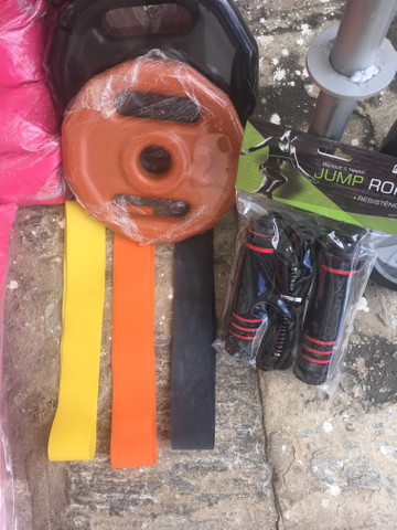 Melhor preço ! Barras / Caneleiras / Step / Tudo pra treinar em casa - Foto 4