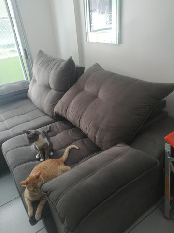 Sofá-cama reclinável 4 lugares - Foto 3