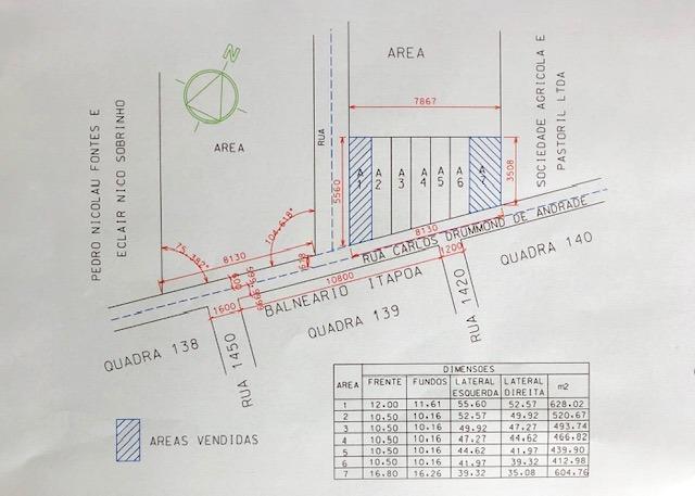 Área a venda com 3.600 m² na praia - Foto 5