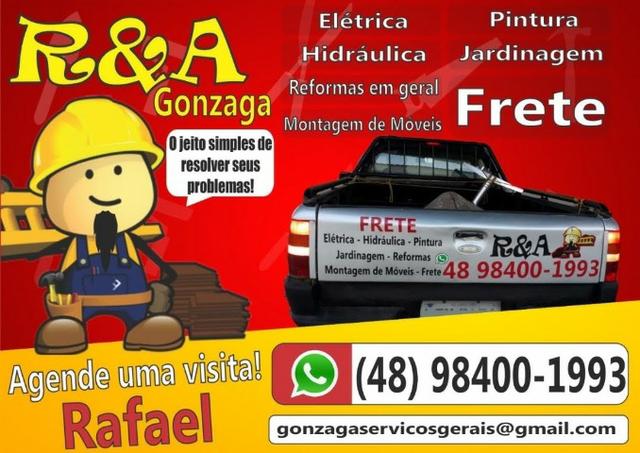 Frete eletrica hidraulica reformas montador de moveis jardineiro pintor