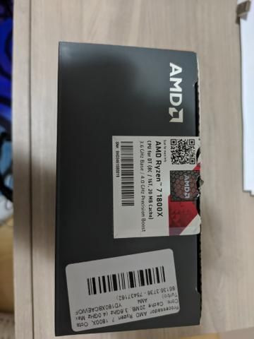 Ryzen 7 1800x octa core