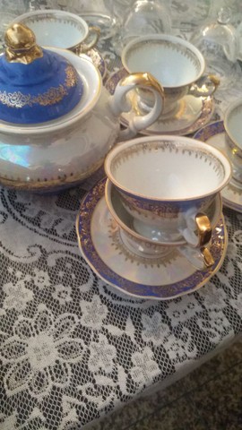 Vendo lindíssimo conjunto de chá em porcelana scmidt  - Foto 5