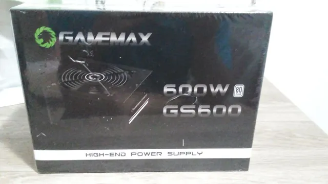 Fonte Gamemax Gm600 Preta 80plus Bronze 600w Preto 110v/220v