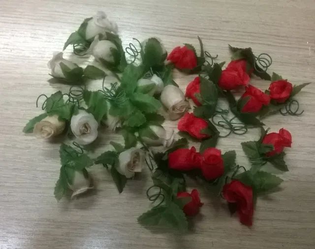Flores Arranjo Cabelo Várias Cores Pontos de Luz - Foto 4