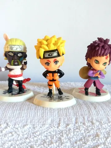 KIT ANIME NARUTO 12 PEÇAS PERSONAGENS 8CM.