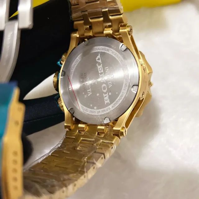 Relógio INVICTA VENOM HYBRID FUNCIONAL C/ BOTÕES VERDE  - Foto 4