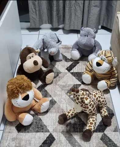 LINDAS PELÚCIAS, COMPONDO ALGUNS ANIMAIS DO SAFARI!