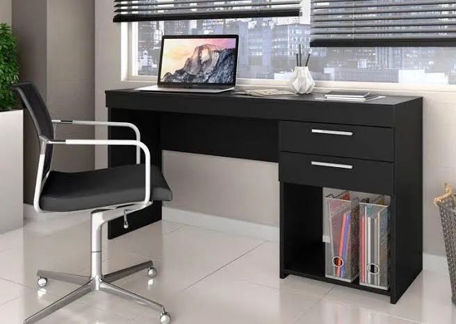 Mesa Office 2 Gavetas Giga t432 - Foto 3