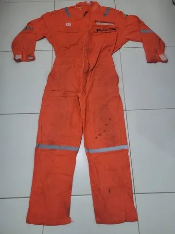 Macacão Rf Laranja Padrão Petrobras Usado - Foto 2