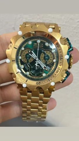 Relógio INVICTA VENOM HYBRID FUNCIONAL C/ BOTÕES VERDE  - Foto 2