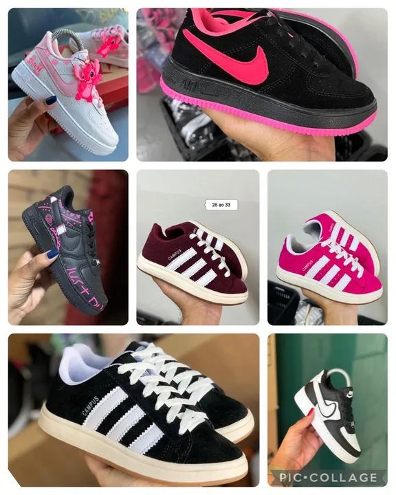 TÊNIS INFANTIL PARA CRIANÇA COLEGIAL - 60,00 (26 ao 33)