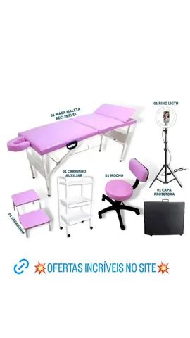 Maca Reclinável Superkit completo Frete Grátis.  - Foto 4