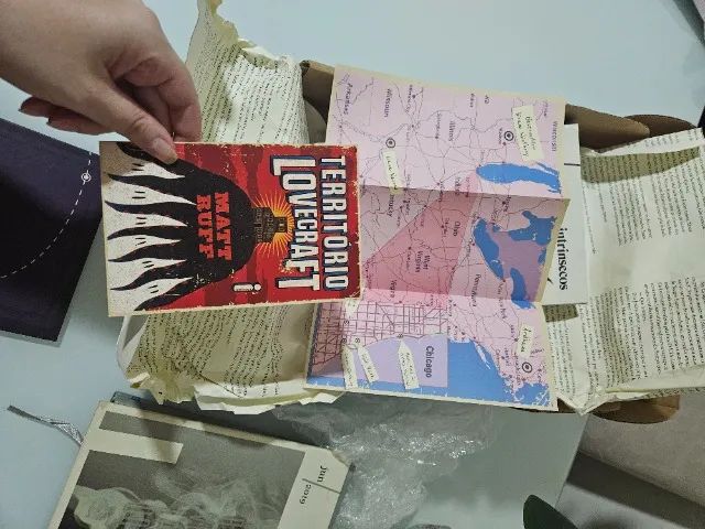 Livro território lovcraf lacrado - Foto 2