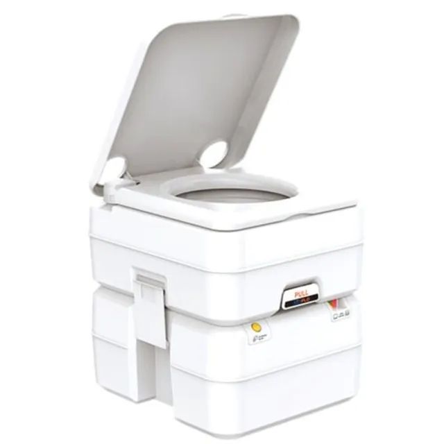 VASO SANITARIO QUIMICO PORTATIL MULTIFUNCIONAL PREMIUM SEAFLO 20L - Foto 3