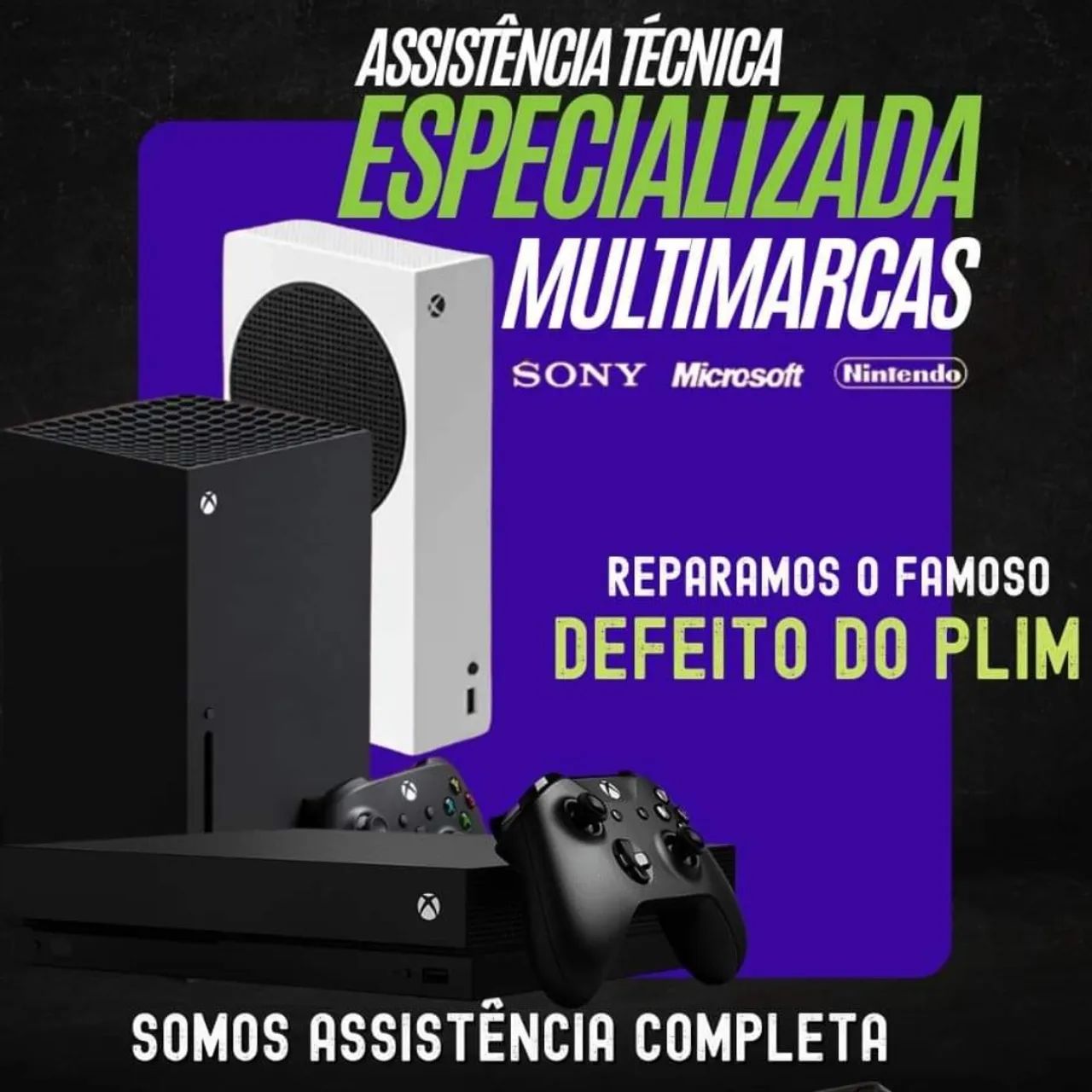 Reparamos o defeito do plim 