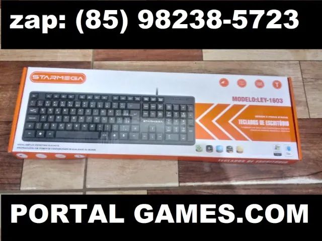 teclado para computador novo na caixa