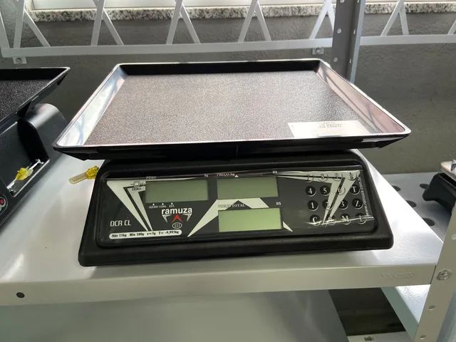 BALANÇA COMPUTADORA CRISTAL DCR CL 15 KG - RAMUZA