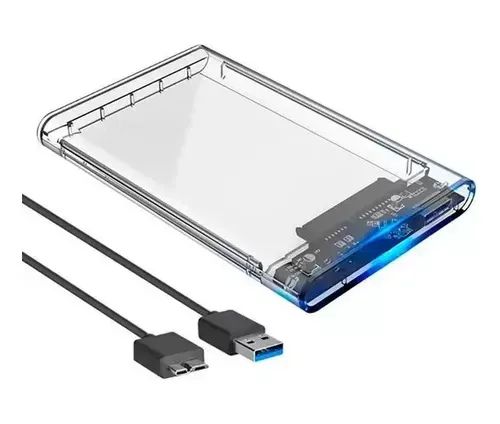 Case Hd 2.5 Usb 3.0 Transparente - Exbom - Foto 5