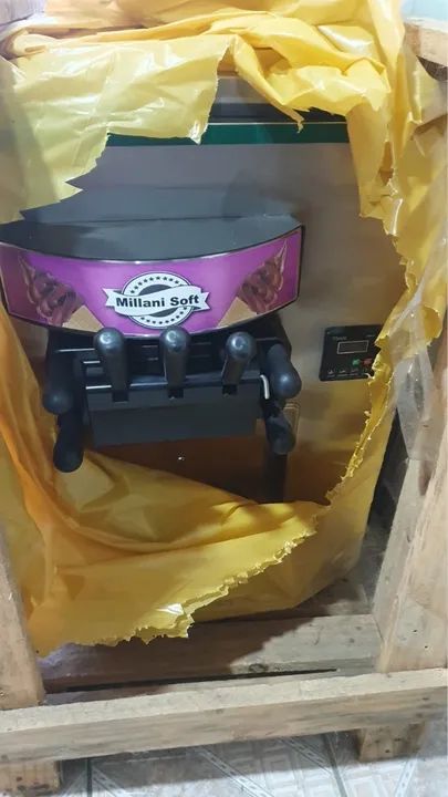 Máquina nova de Frozen e sorvete expresso 3 de bicos