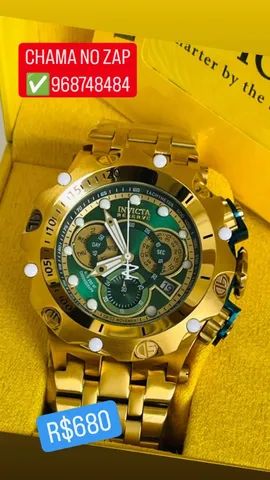 Relógio INVICTA VENOM HYBRID FUNCIONAL C/ BOTÕES VERDE  - Foto 3