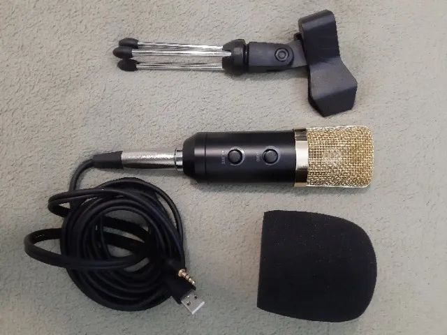 Microfone, Condensador, USB. 