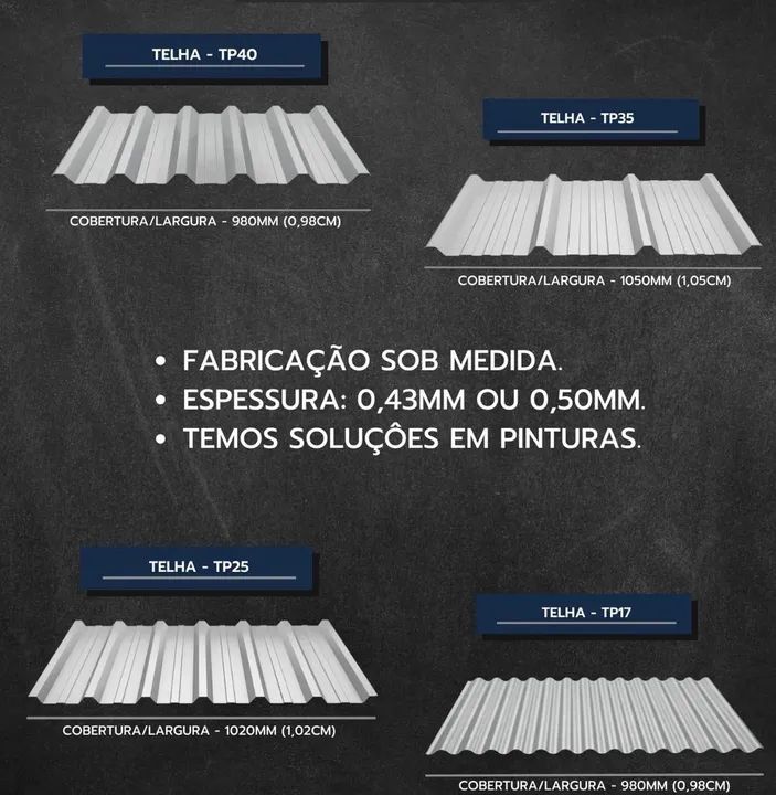 Telhas termoacusticas simples semi sanduiche - Foto 5